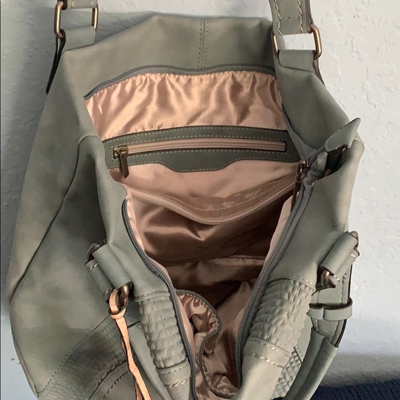 Leather Green Tote - Picture 4 of 8